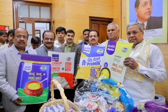 ಕೆಎಂಎಫ್‌ ಹೊಸ ಉತ್ಪನ್ನಗಳಿಗೆ ಚಾಲನೆ ನೀಡಿದ ಸಿದ್ದರಾಮಯ್ಯ