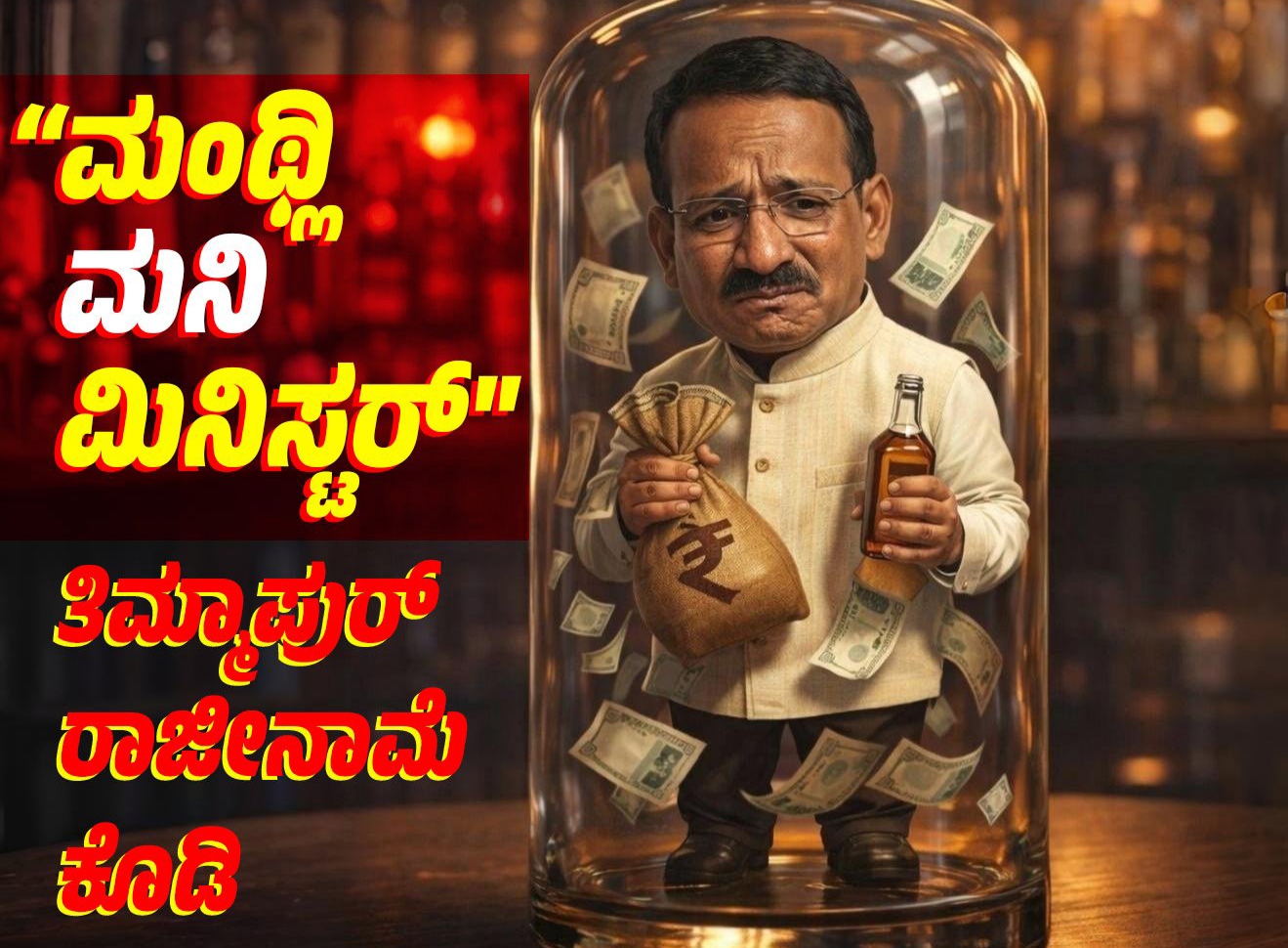 ಅಬಕಾರಿ ಅಧಿಕಾರಿಗಳ, ಲಿಕ್ಕರ್ ಸೇಲ್ಸ್ ಮ್ಯಾನ್ ಗಳ?