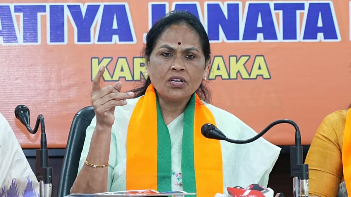 ಬಳ್ಳಾರಿ ಎಸ್​​ಪಿಗೆ ಜಮೀರ್​​ ಖಾನ್​​ ಎಷ್ಟು ಬಿಡ್ಡಿಂಗ್​ ಮಾಡಿದ್ದರು- ಶೋಭಾ ಪ್ರಶ್ನೆ