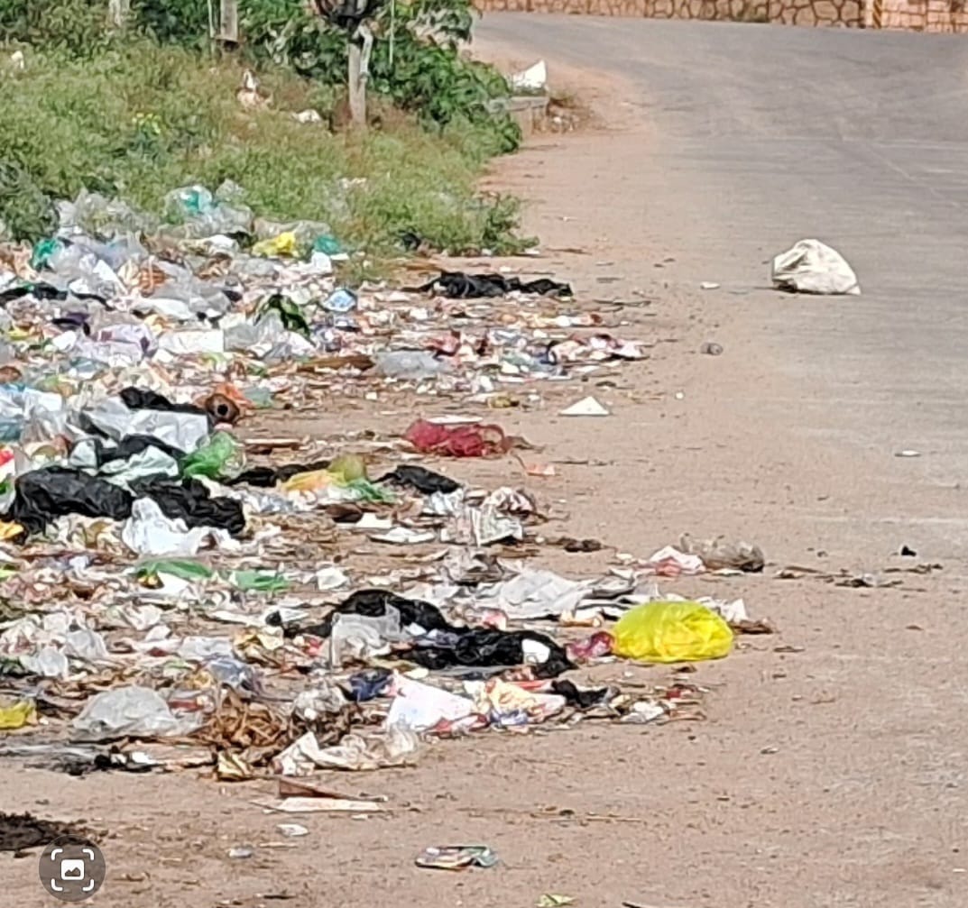 ರಸ್ತೆ ಬದಿ ಕಸದ ರಾಶಿ, ನಾಗರೀಕ ಸಮಾಜದ ಲಕ್ಷಣವಲ್ಲ-ರುದ್ರಮೂರ್ತಿ