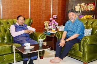 ಡಾ.ಜಿ ಪರಮೇಶ್ವರ್ ಮತ್ತು ಡಿಸಿಎಂ ಶಿವಕುಮಾರ್ ಸಮಾಲೋಚನೆ