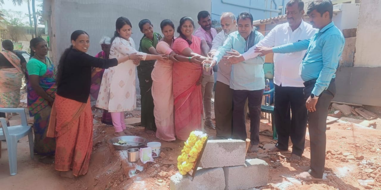 ಧರ್ಮಸ್ಥಳದ ಜ್ಞಾನ ವಿಕಾಸ ಯೋಜನೆಯಡಿ ಅಶಕ್ತ ವೃದ್ದೆಗೆ ವಸತಿಗೆ ಗುದ್ದಲಿ ಪೂಜೆ