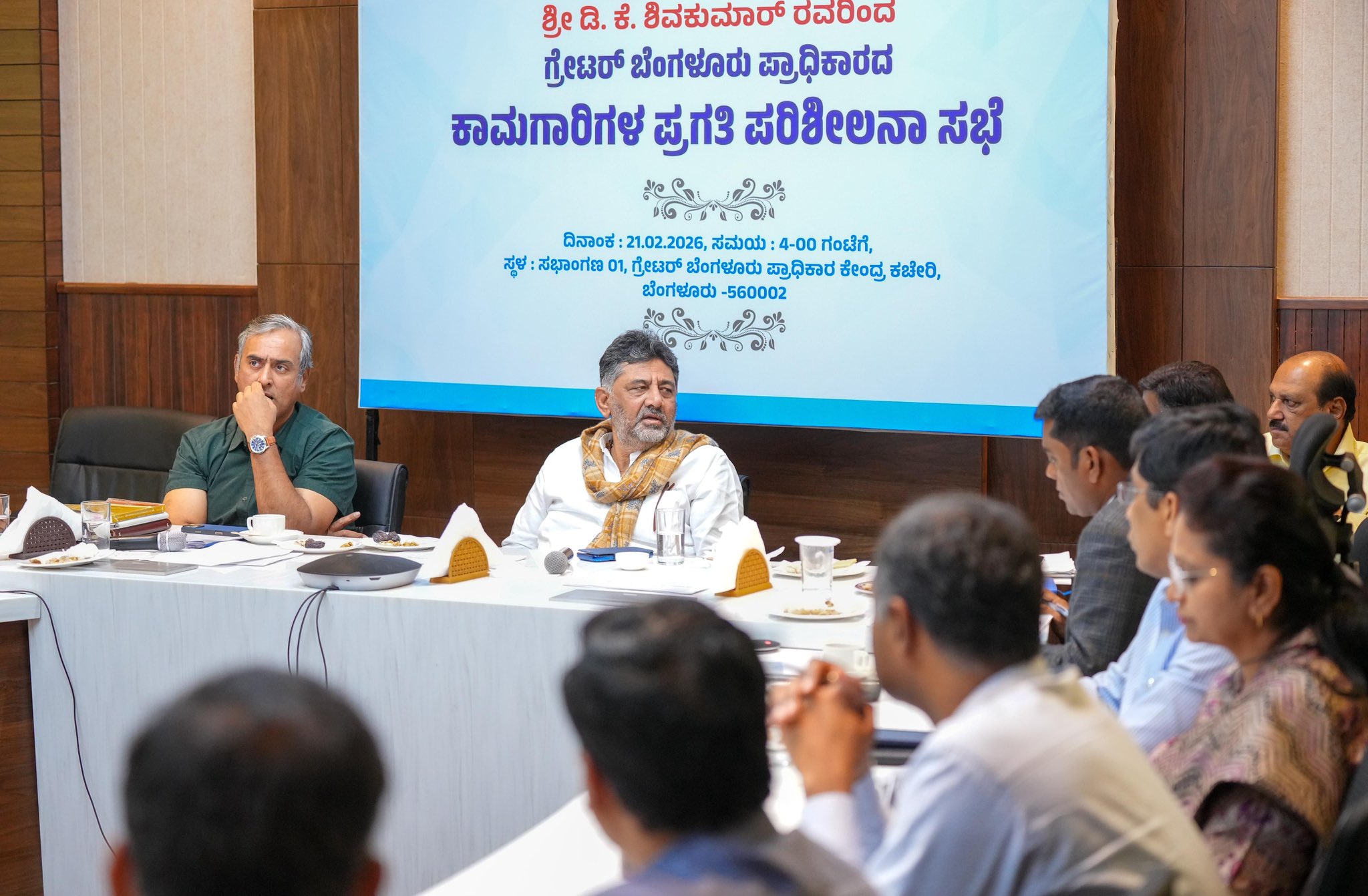 ಪ್ರಗತಿ ಪರಿಶೀಲನಾ ಸಭೆ ನಡೆಸಿದ ಡಿಸಿಎಂ ಡಿ.ಕೆ ಶಿವಕುಮಾರ್