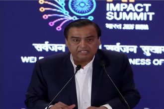 ಕೃತಕ ಬುದ್ಧಿಮತ್ತೆ ವಿಸ್ತರಣೆ 10 ಲಕ್ಷ ಕೋಟಿ ಹೂಡಿಕೆ-ಮುಖೇಶ್ ಅಂಬಾನಿ