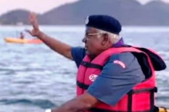 ವಿ.ವಿ.ಸಾಗರದ ಜಲಸಾಹಸ ಕ್ರೀಡೆಯಲ್ಲಿ ಭಾಗವಹಿಸಿದ್ದ ಪಿ.ಜಿ.ಆರ್ ಸಿಂಧ್ಯಾ