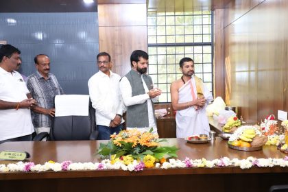 ಡಿಸಿಸಿ ಬ್ಯಾಂಕ್ ಅಧ್ಯಕ್ಷರಾಗಿ ವಿಪ ಶಾಸಕ ಸಿ.ಟಿ ರವಿ ಅಧಿಕಾರ ಸ್ವೀಕಾರ