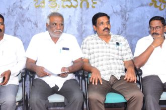 ಸಚಿವ ಸುಧಾಕರ್ ಕಚೇರಿ ಎದುರು ಒಳ ಮೀಸಲಾತಿಗಾಗಿ ಬೃಹತ್ ಪ್ರತಿಭಟನೆ