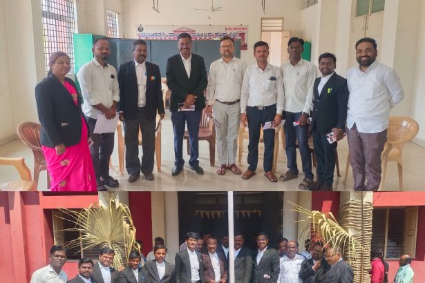 ಹಿರಿಯ ವಕೀಲ ವೆಂಕಟೇಶ ದೊಡ್ಡೇರಿ ಅವರ ಬಿರುಸಿನ ಪ್ರಚಾರ