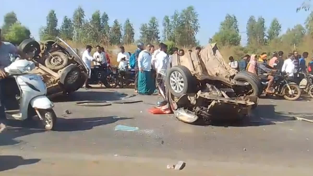 ಭೀಕರ ಅಪಘಾತಕ್ಕೆ ಕಾರು ತಂಡಾಗಿ ಓರ್ವ ಮೃತ