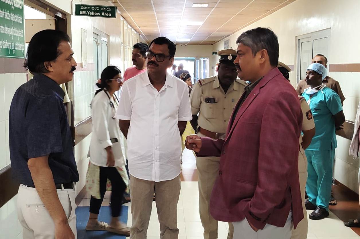 ಚಿತ್ರದುರ್ಗ ಆಸಿಡ್ ದಾಳಿ: ಸಂತ್ರಸ್ತರ ಆರೋಗ್ಯ ವಿಚಾರಣೆ