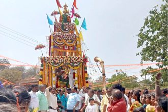ಶ್ರದ್ದಾ ಭಕ್ತಿಯಿಂದ ನಡೆದ ಗುಟ್ಟೆ ನರಸಿಂಹಸ್ವಾಮಿ ರಥೋತ್ಸವ