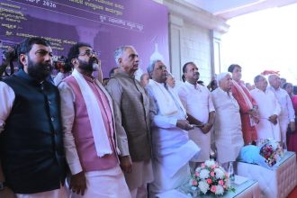 ವಿಧಾನಸೌಧದ ನವೀಕೃತ ಪಶ್ಚಿಮ ದ್ವಾರಕ್ಕೆ ಸಿಎಂ ಸಿದ್ದರಾಮಯ್ಯ ಚಾಲನೆ​