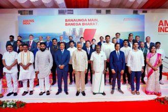 ಆಂಧ್ರಪ್ರದೇಶದ ಅನಾಕಾಪಲ್ಲಿಯಲ್ಲಿ ಆರ್ಸೆಲರ್ ಮಿತ್ತಲ್ ನಿಪ್ಪಾನ್ ಸ್ಟೀಲ್ ಬೃಹತ್ ಘಟಕಕ್ಕೆ ಚಾಲನೆ