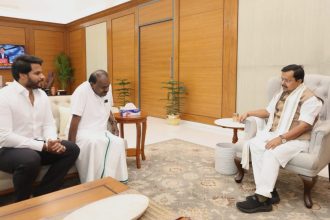 ಜೆಡಿಎಸ್ ಯುವ ಘಟಕದ ಅಧ್ಯಕ್ಷ ನಿಖಿಲ್ ಕುಮಾರಸ್ವಾಮಿ ಅವರಿಂದ ನಿತಿನ್ ನಬಿನ್ ಅವರಿಗೆ ಯುಗಾದಿ ಶುಭಾಶಯ