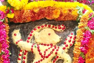 ಗುಟ್ಟೆ ಆಂಜನೇಯ ಸ್ವಾಮಿ ದೇವಾಲಯದಲ್ಲಿ ಶ್ರೀರಾಮ ನವಮಿ ಪ್ರಯುಕ್ತ ವಿಶೇಷ ಪೂಜೆ