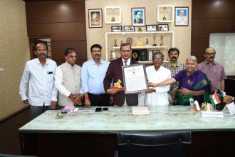 ಕುಲಪತಿ ಪ್ರೊ.ಶರಣಪ್ಪ ಹಲಸೆಗೆ ಡಾ. ಸಿಎನ್ಆರ್ ರಾವ್ ವಿಜ್ಞಾನ ಪುರಸ್ಕಾರ