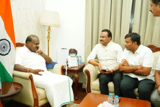 ಕೇಂದ್ರ ಸಚಿವ ಎಚ್.ಡಿ. ಕುಮಾರಸ್ವಾಮಿ ಅವರನ್ನು ಭೇಟಿ ಮಾಡಿದ ಡಾ. ಜೆ. ರಾಜು ಬೇತೂರು ಪಾಳ್ಯ