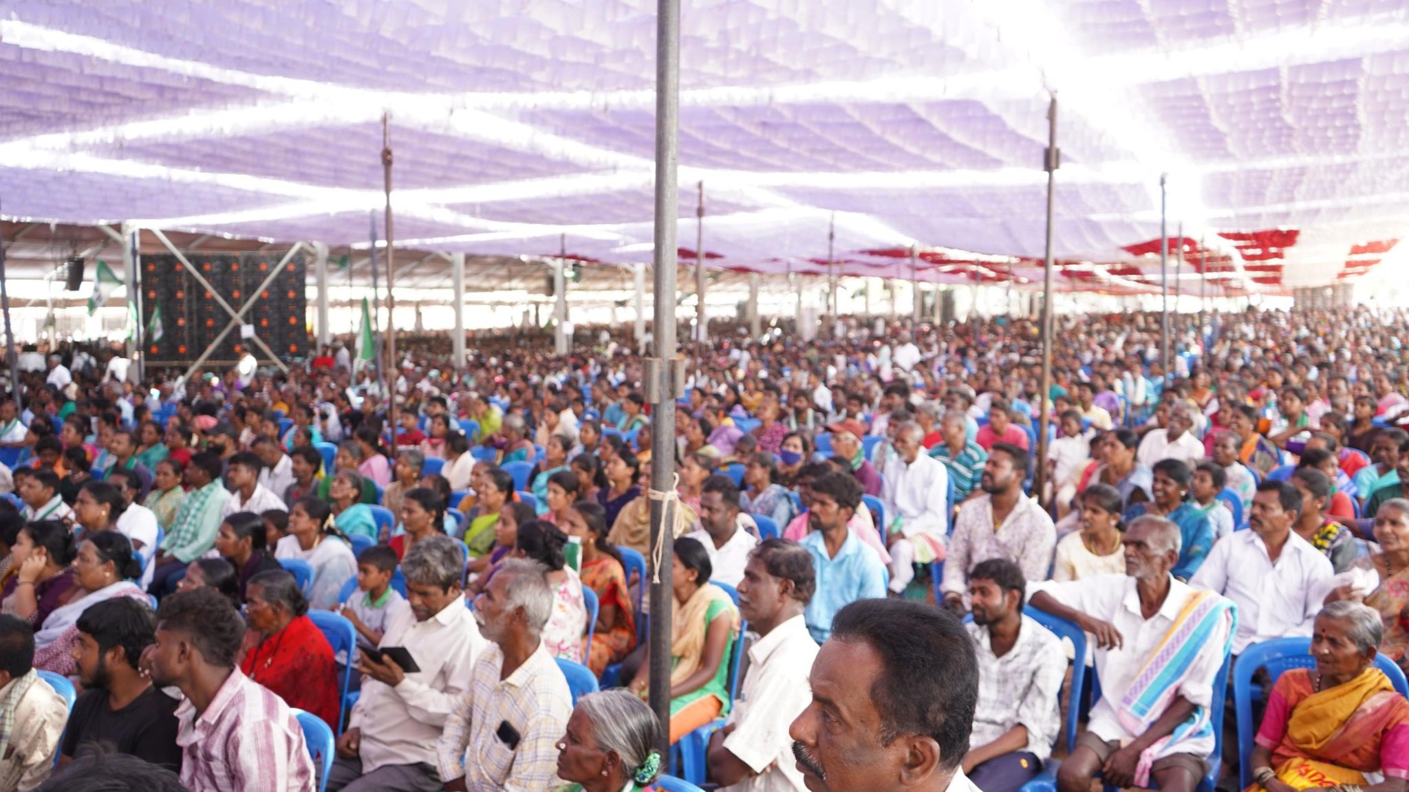 ‘ಜನತಾ ಸಮಾವೇಶ’ದಲ್ಲಿ ಅಭಿಮಾನದ ಕಡಲು; ಕಾರ್ಯಕರ್ತರಿಗೆ ನಿಖಿಲ್ ಕುಮಾರಸ್ವಾಮಿ ಧನ್ಯವಾದ