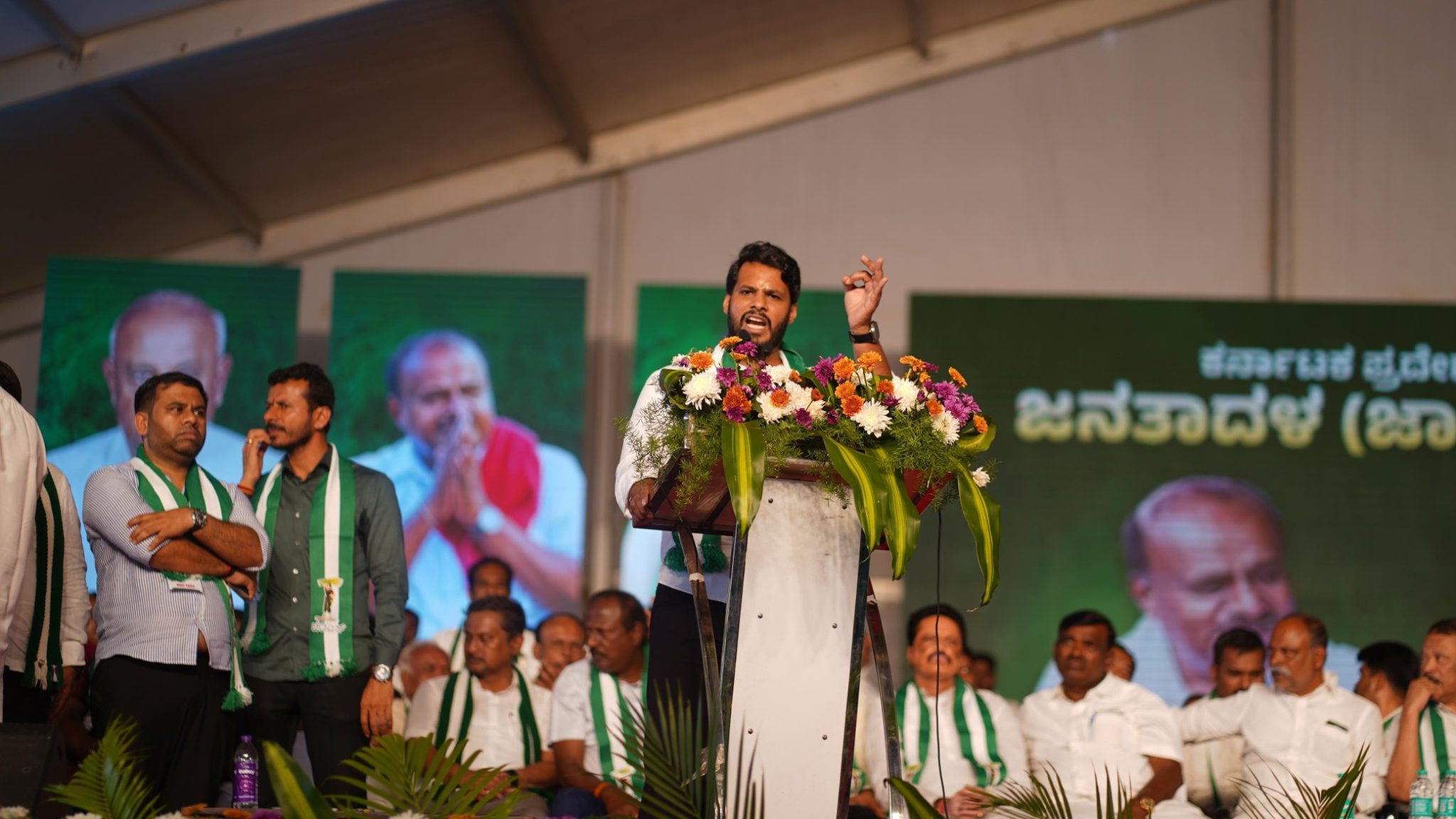 ಕಾಂಗ್ರೆಸ್‌ನಿಂದ ಬೆಂಗಳೂರು ‘ಗಾರ್ಬೇಜ್ ಸಿಟಿ’ಯಾಗಿದೆ: ನಿಖಿಲ್ ಕುಮಾರಸ್ವಾಮಿ ವಾಗ್ದಾಳಿ