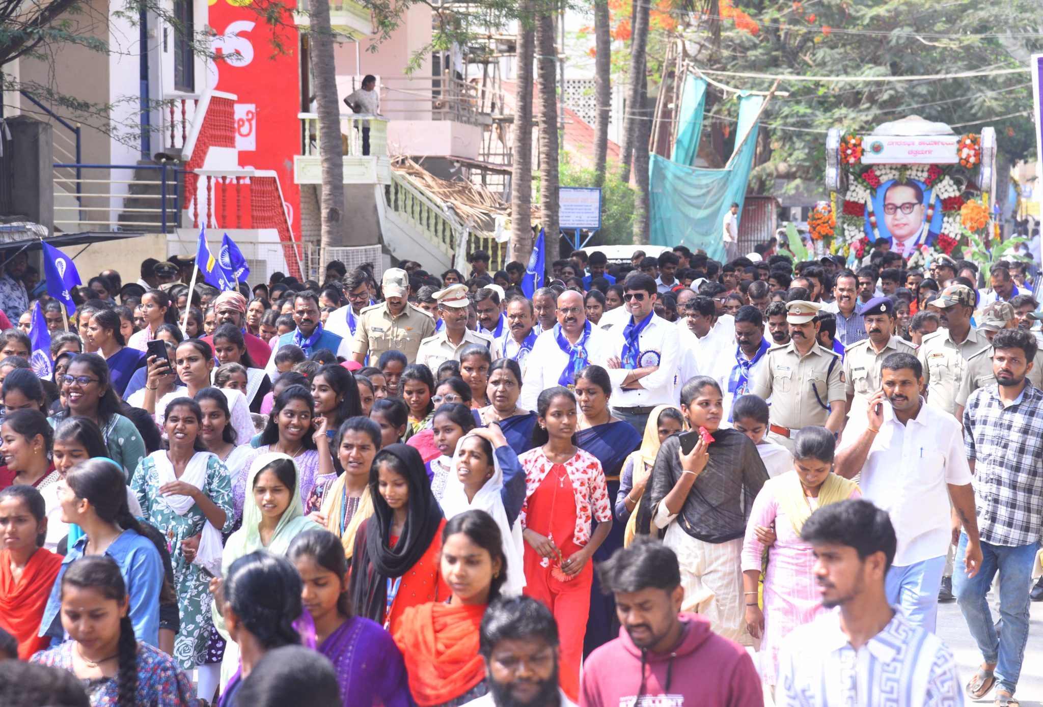 ಡಾ.ಬಿ.ಆರ್.ಅಂಬೇಡ್ಕರ್ ಭಾವಚಿತ್ರ ಮೆರವಣಿಗೆ