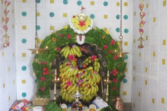 ಕೆಳಗೋಟೆ ಆಂಜನೇಯಸ್ವಾಮಿಗೆ ಬಾಳೆಹಣ್ಣಿನ ಅಲಂಕಾರ  