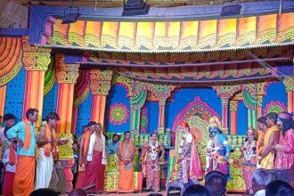 ಶ್ರೀಶನಿ ಮಹಾತ್ಮೆ ಎಂಬ ಸುಂದರ ಭಕ್ತಿ ಪ್ರಧಾನ ಪೌರಾಣಿಕ ನಾಟಕೋತ್ಸವ