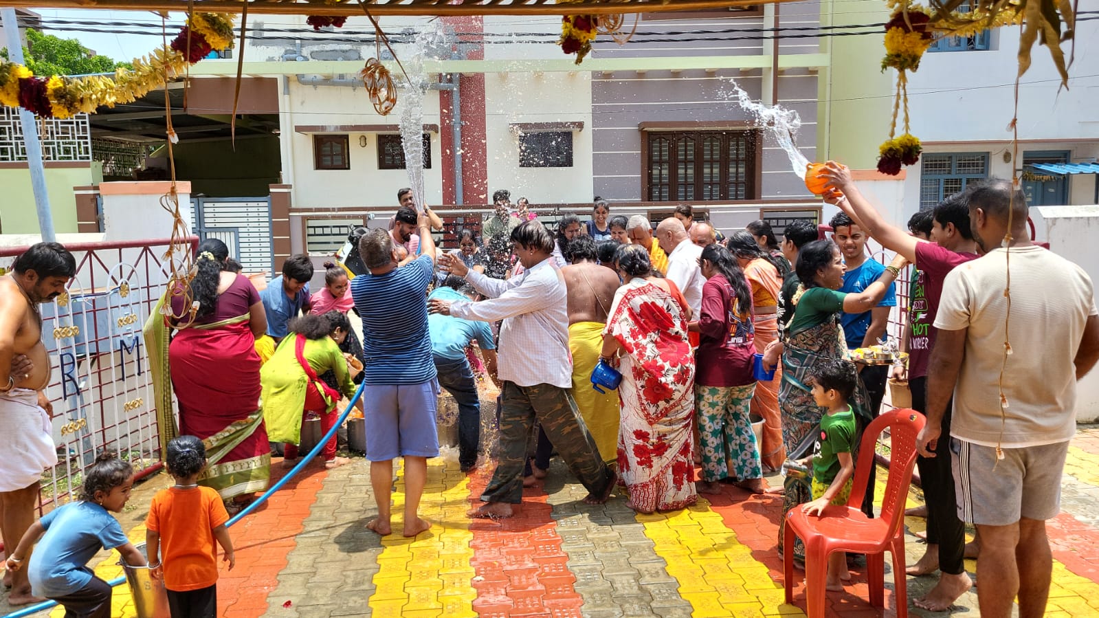 ಶ್ರೀ ರಾಮ ಮಂದಿರದಲ್ಲಿ ಶ್ರೀ ಹನುಮಂತೋತ್ಸವ, ಓಕುಳಿ