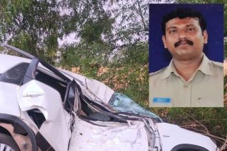 ರಸ್ತೆ ಅಪಘಾತದಲ್ಲಿ ಪೊಲೀಸ್ ಅಧಿಕಾರಿ ರಘುನಾಥ್ ನಿಧನ