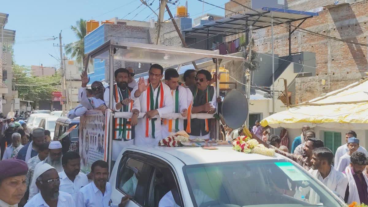 ಕಾಂಗ್ರೆಸ್‌ನಿಂದ ಬೃಹತ್ ಶಕ್ತಿ ಪ್ರದರ್ಶನ; ಬಹಿರಂಗ ಪ್ರಚಾರಕ್ಕೆ ತೆರೆ​